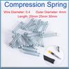 0.4x4mm Small Compression Spring, 10/20/50Pcs Precision Pen Core Return Spring