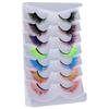 for Halloween Masquerade Party False Eyelashes Cat Eye Lashes Colored Lashes Fake Eyelashes