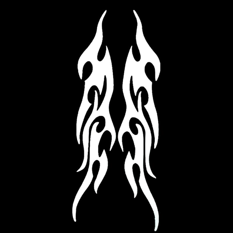 Наклейки на автомобиль, модифицированная светоотражающая наклейка с пламенем, авто внешние аксессуары, наклейки, мото Декор для тела, принадлежности для Voiture