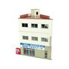 Sankei Nostalgic Diorama Series Acute Angle Building B Paper Craft 1/150 MP03-98