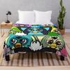 Плед Furby Army Пушистые пледы Большие ретро-пледы Тонкий одеяло-наполнитель тонкий плед пледы для кроватей