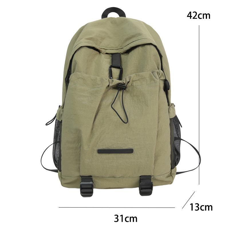 New Lightweight Backpack School Bag Pocket Unisex Men and Women Commuting Outdoor Travel Student Backpack for Class Large Capacity