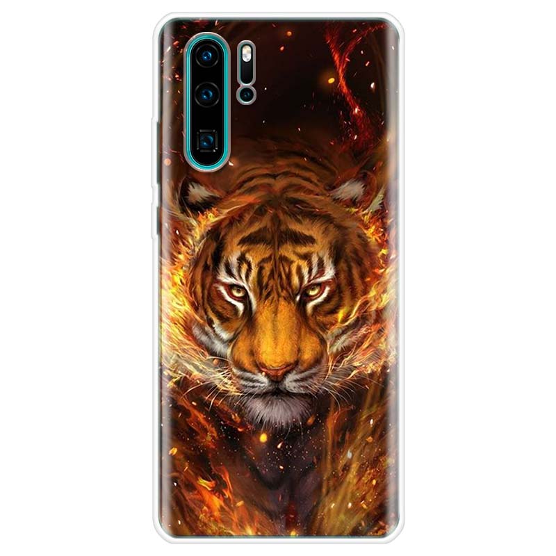 Чехол для телефона с изображением свирепого тигра и животного для Huawei Y5 Y6 Y7 Y9S P Smart Z 2019 Honor 10 Lite 9 20 9X 8S 8X 8A Pro 7A 7X Coque