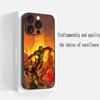 Классическая игра D-doomEs модный плакат Чехол для телефона Для iPhone 17 16 e 15 14 13 12 Plus Mini Pro Max Мягкий черный Ударопрочный чехол