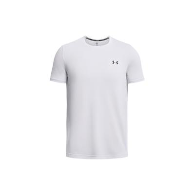 UA Vanish Logo Print Crew Neck Short Sleeve T-Shirt Men Tops White 1382801-100