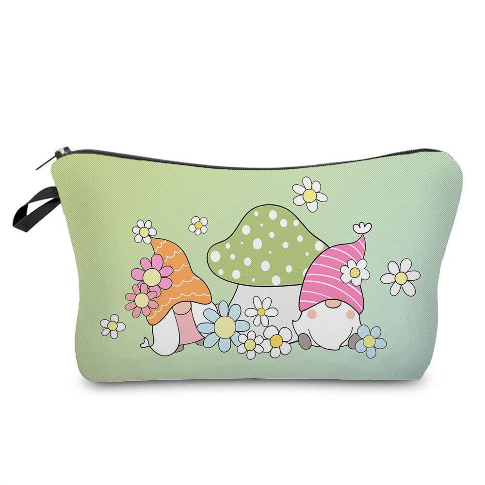 Женская косметичка с принтом гномов, органайзер для туалетных принадлежностей, дорожный кейс для хранения 6392