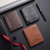 Men's Leather Anti-Theft Wallet with Multi-Card Slots and Large Capacity