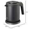 Tiger Vacuum Bottle Steamless Electric Kettle Wakuko PCK-A081 Matte Black EKT7801