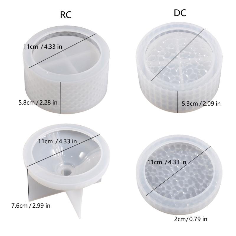 Artistic Striped Roman Column Silicone Mould For Handmade Candle Home Decoration And Craft Projects