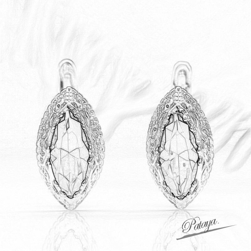 PATAYA Красно-зеленые серьги-капли в виде лошади, трендовые женские серьги из розового золота, винтажные серьги ручной работы