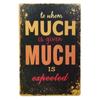 Inspiring Slogan Classic Sentence Metal Plate Tin Poster Optimistic Words Metal Plaque for Family Cafe Man Cave Vintage Decor