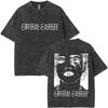 Ограниченная серия Crystal Castles Выстиранная Винтажная Выстиранная Футболка Унисекс Женская Ретро Готический Панк Стиль Футболки Унисекс Хип-Хоп Оверсайз Футболки