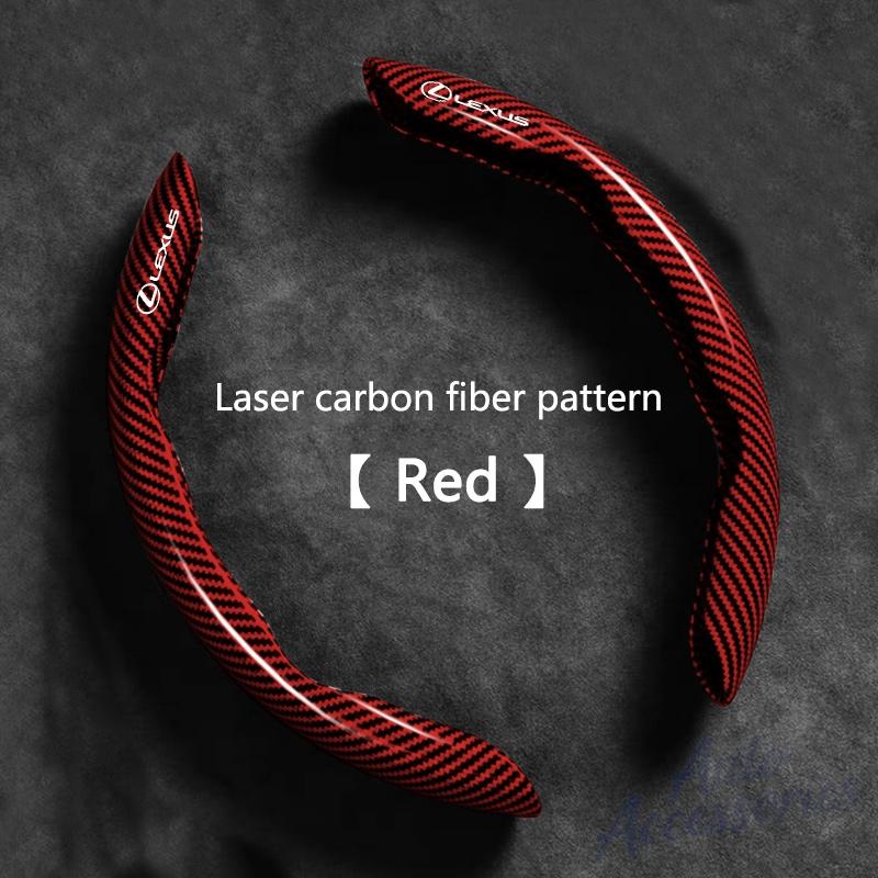 2PCS Carbon fiber Anti-Slip Car Steering Wheel Cover For Lexus ES300 RX330 RX300 GS300 IS250 IS200 CT200h IS300 NX RX LX GX GS