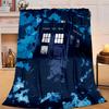 1PC telephone booth Flannel Blanket Gift, Suitable for Both Men And Women, Soft Ideal for Beds And Sofa, Birthday Or Christmas Gift