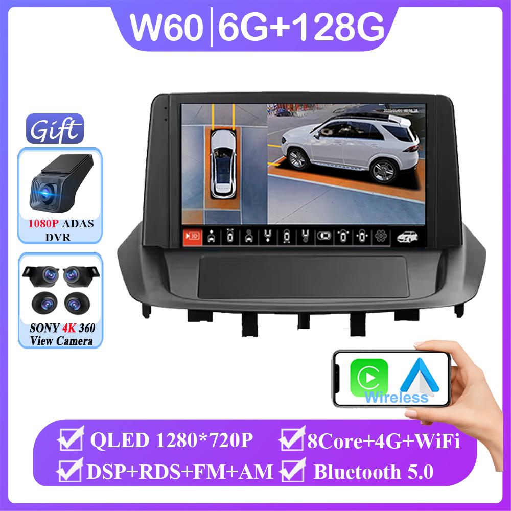 Android Radio Android 14 For Renault Fluence 1 2009 - 2017 Car Multimedia Player Touch Screen Android Auto Carplay No 2din DVD