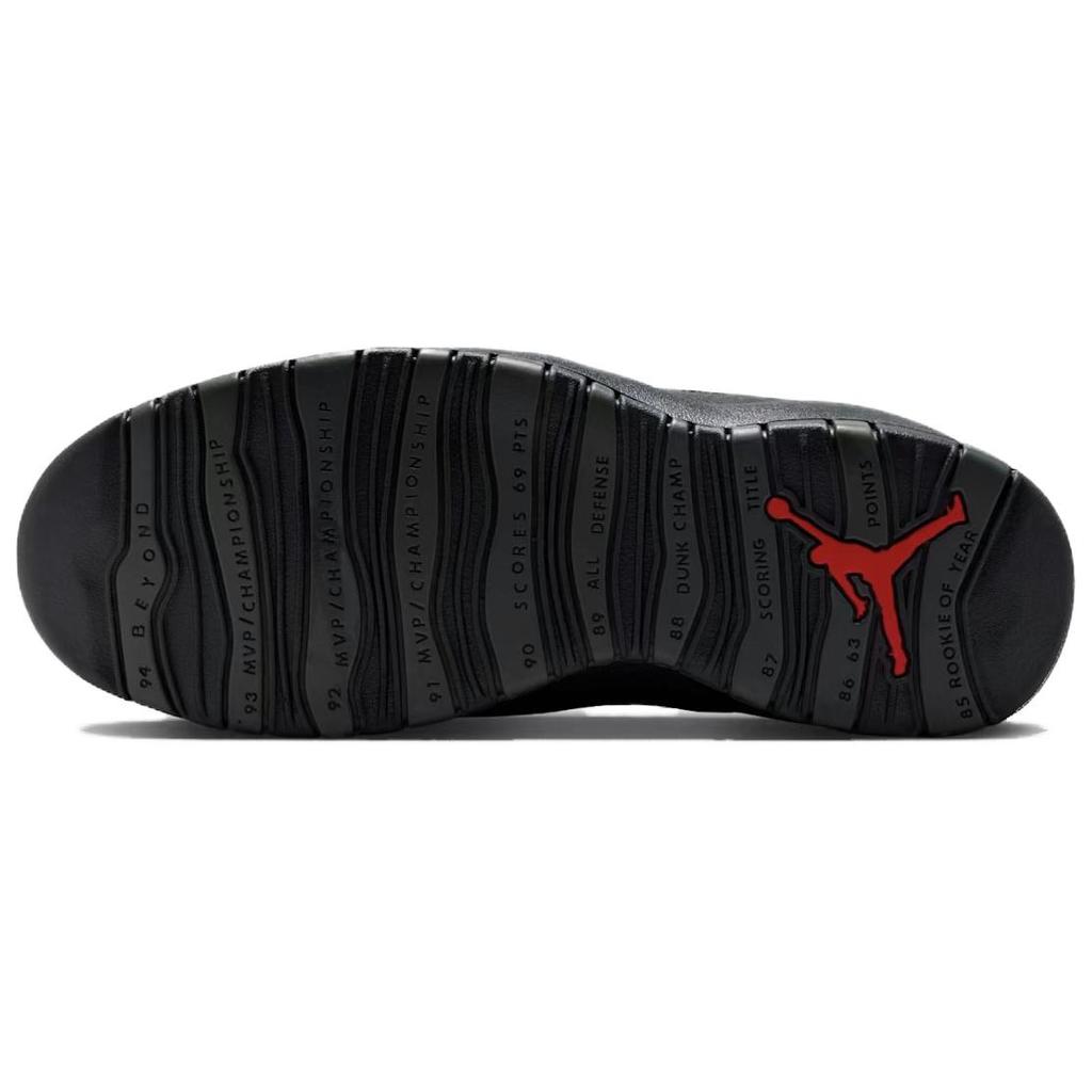 Jordan Air Jordan 10 Средние Винтажные Баскетбольные Кроссовки Мужские Черные HJ6779-001