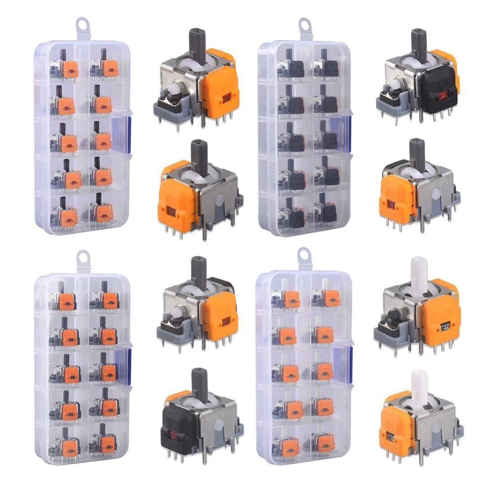 10 шт. игровой джойстик с эффектом Холла для Playstation 5 запасные части для PS5/PS4/Xbox/Switch Pro