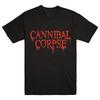 CANNIBAL CORPSE Логотип Футболка для группы Хлопковая футболка с принтом Унисекс Унисекс Летняя уличная одежда