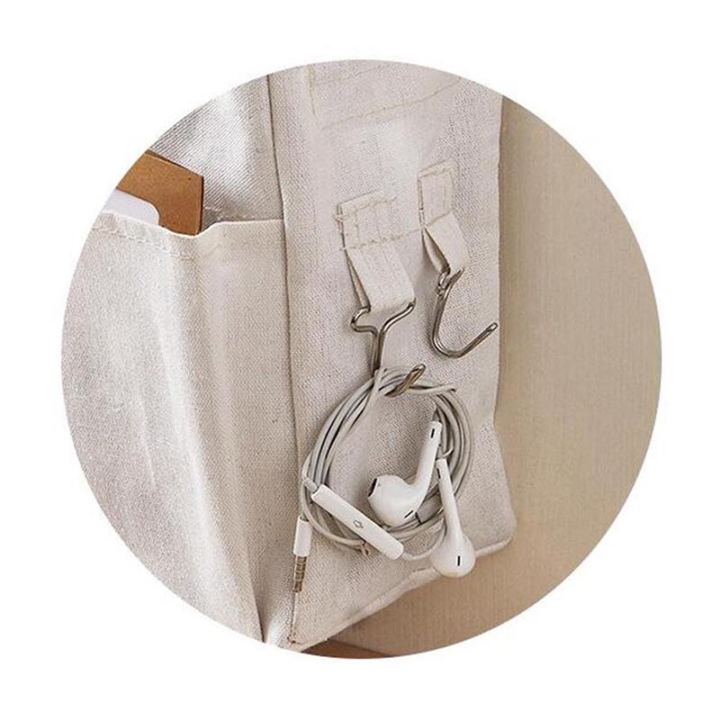 Подвесной органайзер Caddy, сумка для хранения вещей на тумбочке для двухъярусных и общежитий, рельсы для кроватей