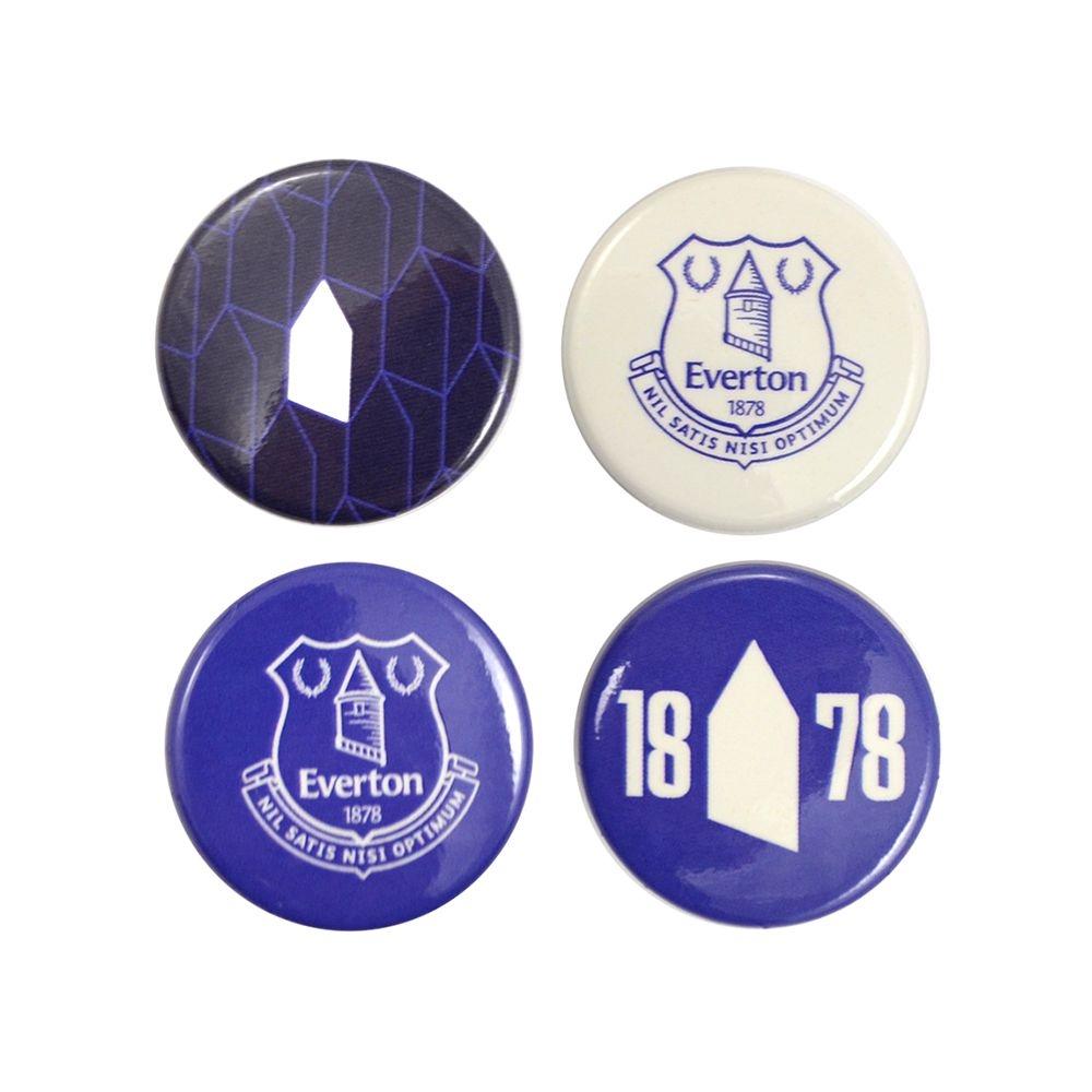 Everton FC Button Badge (Pack of 4)