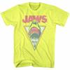 Jaws Neon Jaws Neon Yellow Heather Adult T-Shirt
