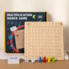 Wooden Math Teaching Aid: Times Table & Mental Calculation Game for Primary School
