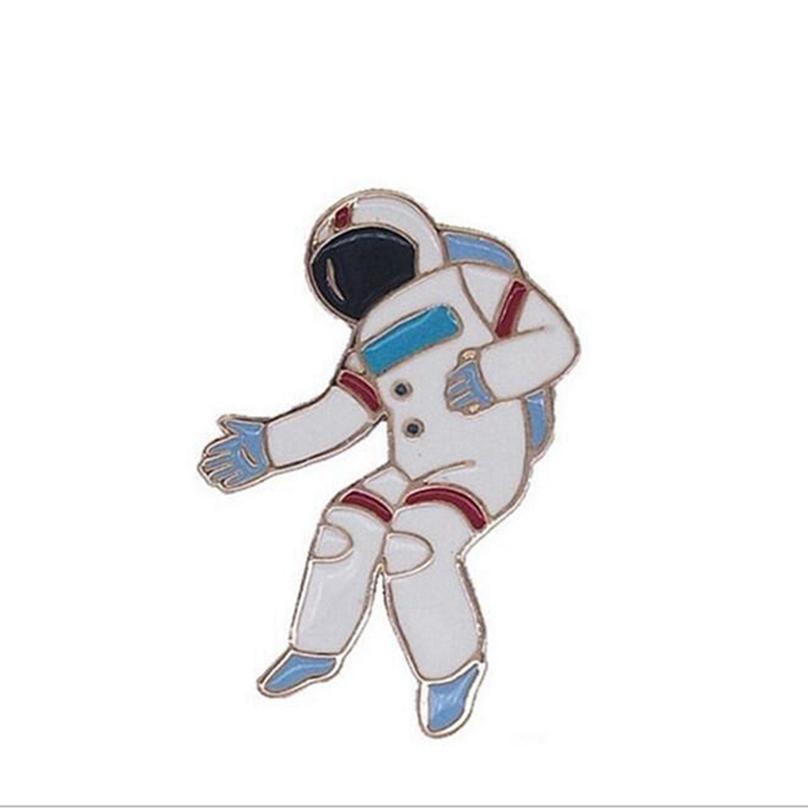 Fashion Elegant Enamel Corsage Creative Emblem Polar Bear Astronaut Brooch Balloon Dog Ice Cream Brooch