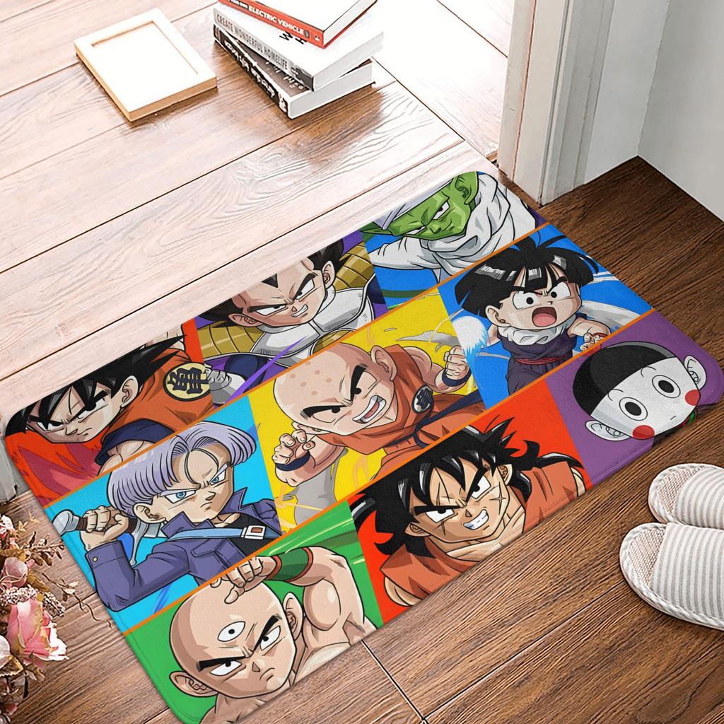 Goku Anime Dragon Ball Doormat Mat Anti-Slip Kitchen Bathroom Toilet Rug Carpet 40*60cm