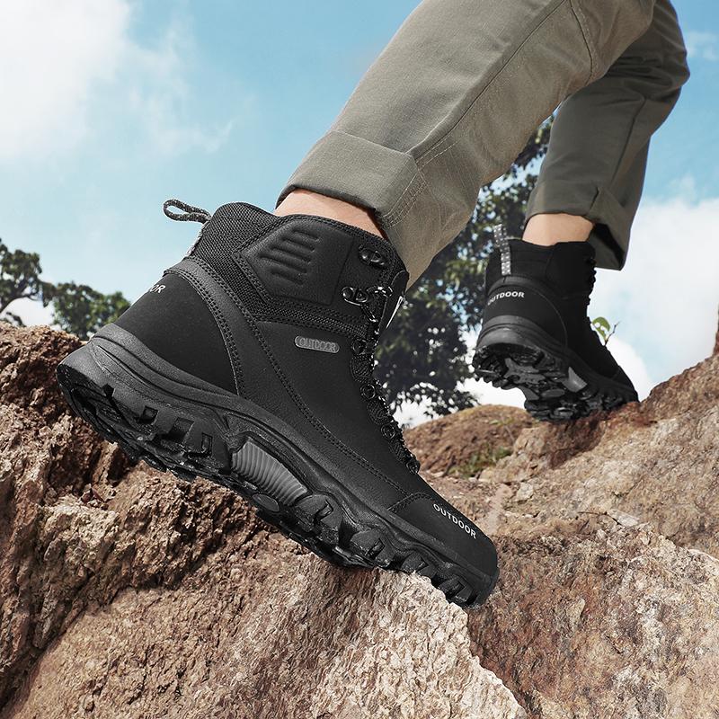 TUINANLE Обувь для походов на открытом воздухе, походные ботинки, нескользящие, тактические походные ботинки для мужчин