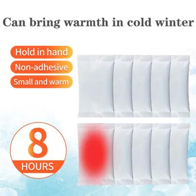 1/5 пар зимняя грелка для рук, портативный одноразовый нагревательный комплект, до 8 часов для катания на лыжах на открытом воздухе, кемпинга, охоты, обогрева