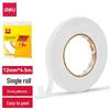Двусторонний скотч Deli из ЭВА-пены, 12 мм x 5 ярдов x 2,5 мм, Белый (1 Roll) Клей-пена.