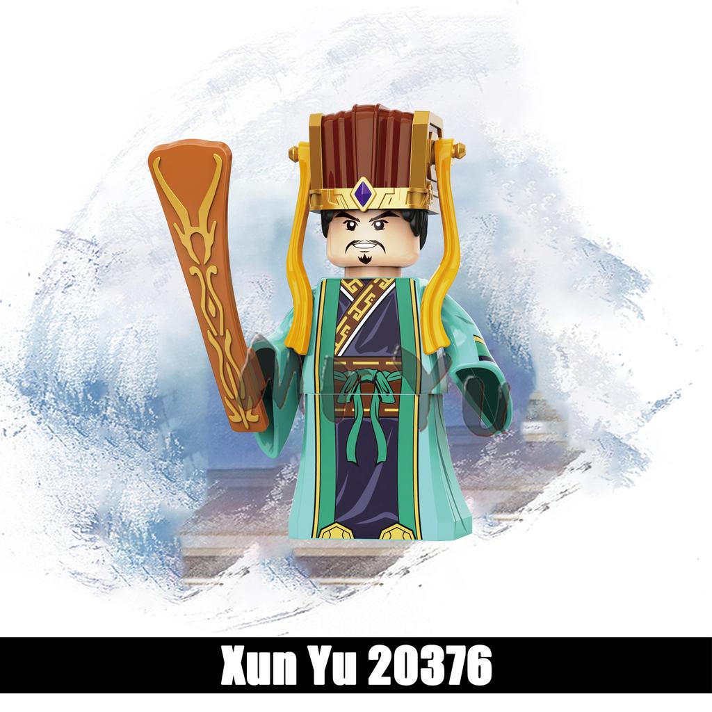 Королевства Китайский герой Минифигурка Древние военные генералы Дэн Ай Модели Детские игрушки Строительные блоки Подарок Мальчики Девочки