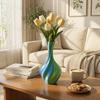 Gradient Color Modern Twisted Flower Bottle Decorative Flowerpot  Home Desktop Decorations