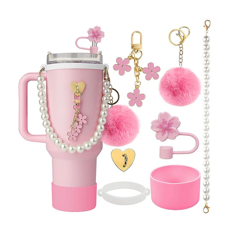 Совместимо с набором аксессуаров Stanley Cup, Stanley Accessories 40 Oz, Accesorios Stanley с чехлом для соломинки Stanley из пищевого материала