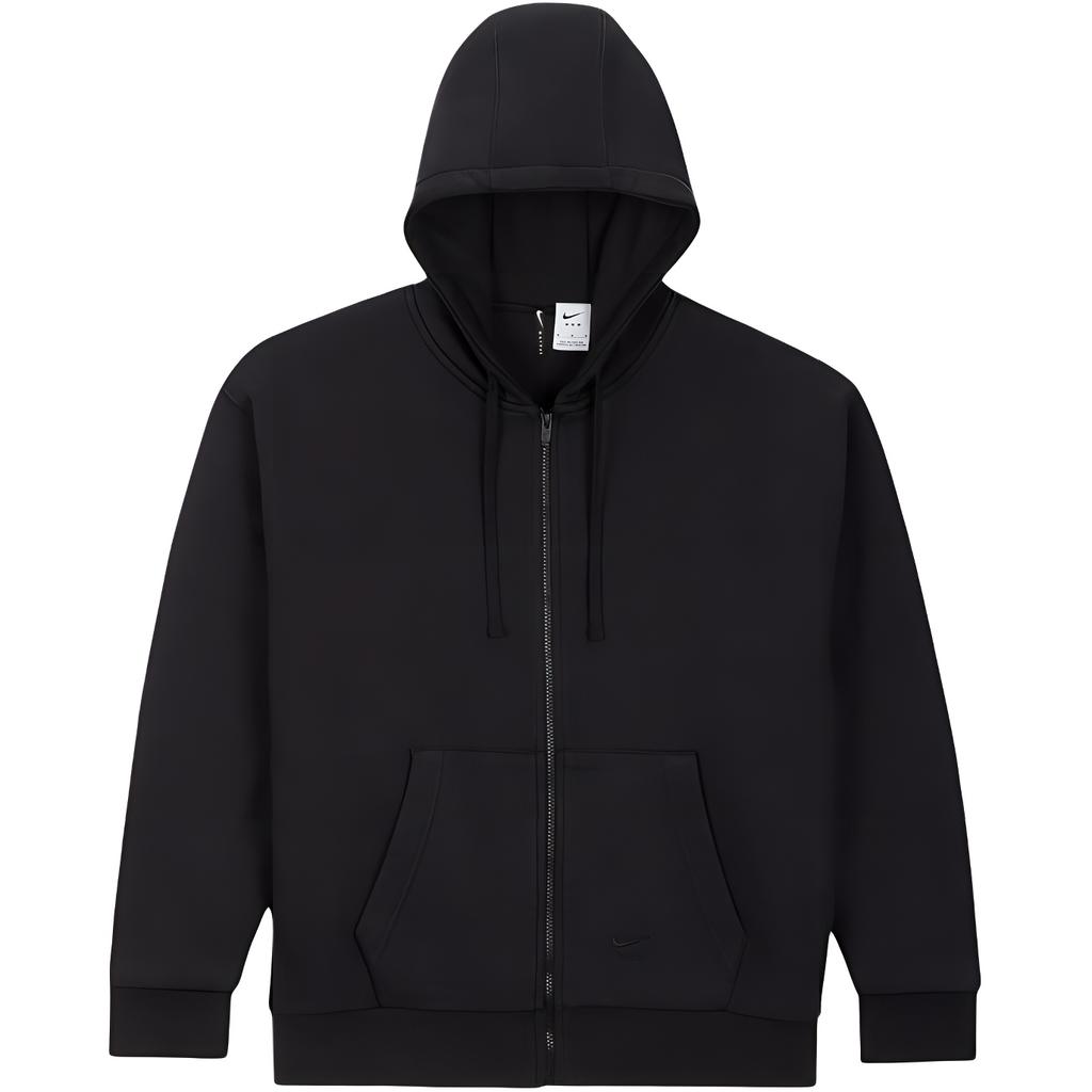 Nike X 1017 Alyx 9SM Yoga Series SS24 Solid Color Zip-Up Hoodie Unisex Tops Black DR5364-010