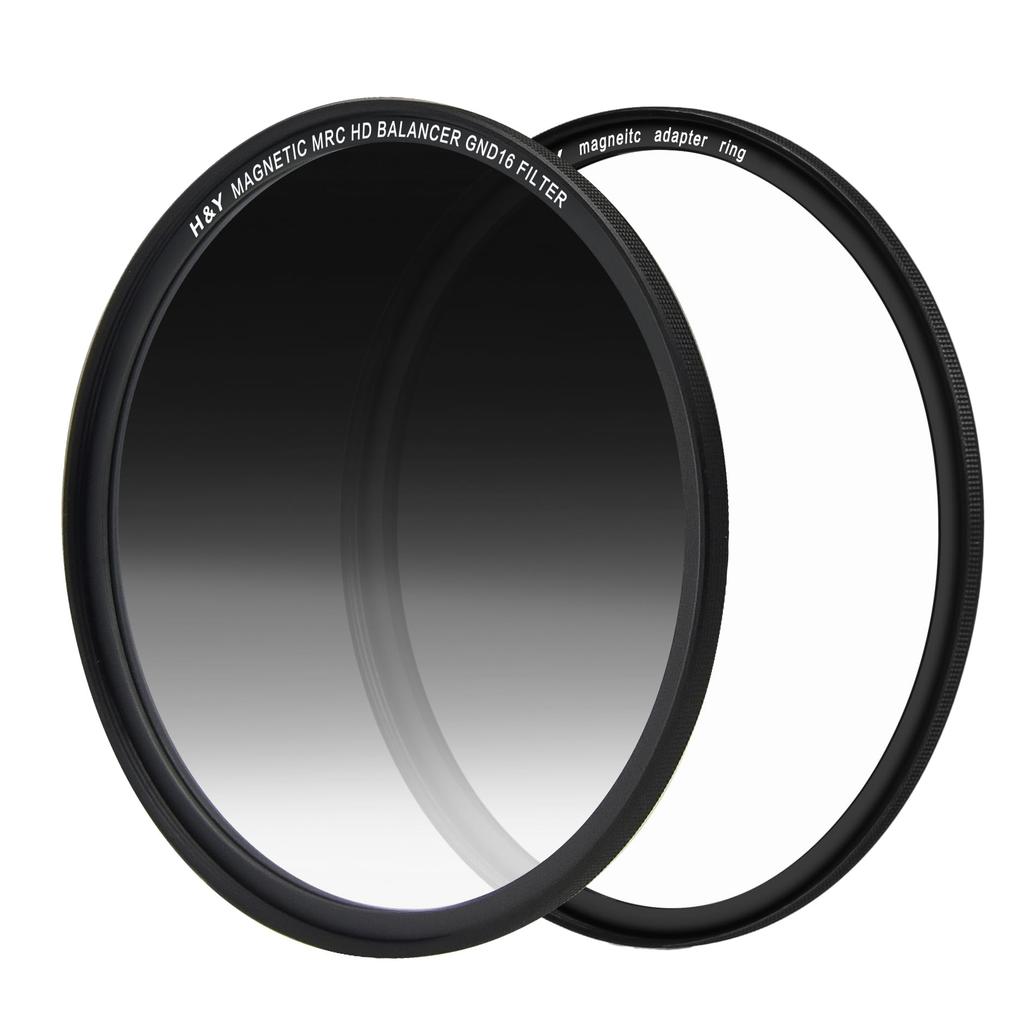 ND Filter 77mm Magnetic Balancer GND16 Filter Kit Magnetic Half ND Soft Gradient Thin Frame Antistatic Antifouling Water Repellent Scratch Resistant