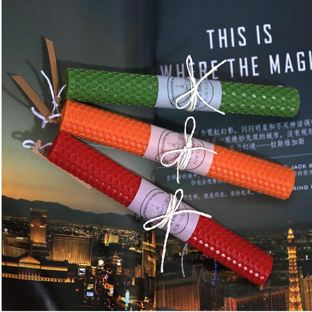 Beeswax Candle Honeycomb Sheet Natural Pure Bees Wax Accessory for Candle Making Set for Homemade Aromatic Candles