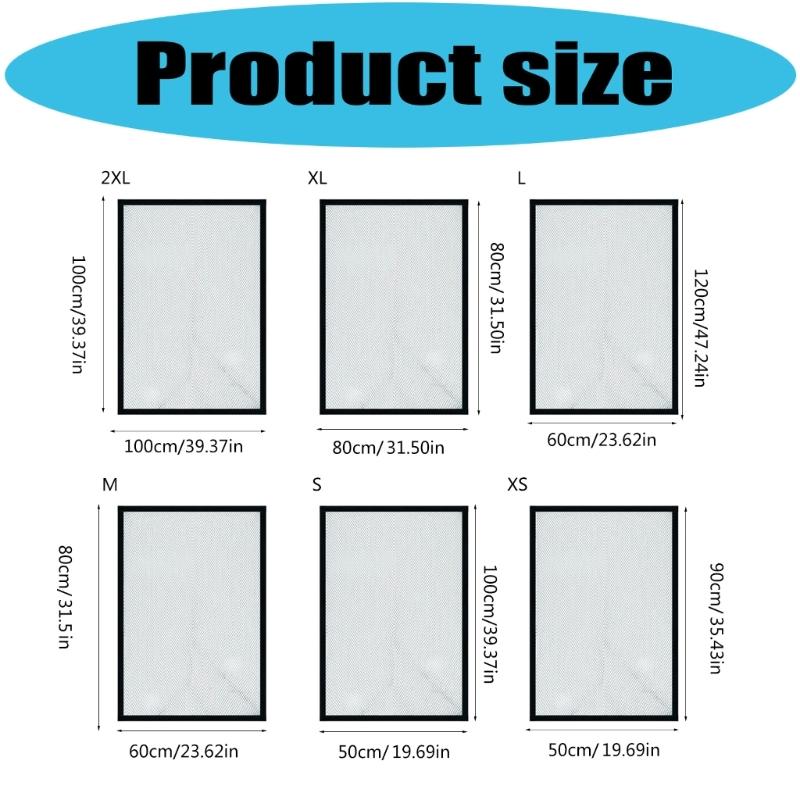 Replacement Magnetic Fish Tanks Guard Net Prevents Jumping Includes Sturdy Mounting Holders