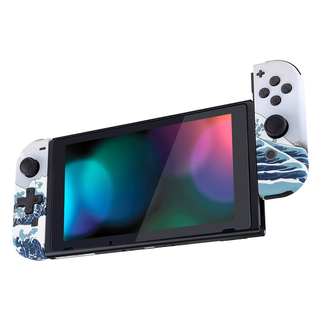Корпус портативного контроллера eXtremeRate Switch Pattern совместим с Switch, а также включает в себя полный набор кнопок и корпус консоли не входят в комплект. (D-Pad