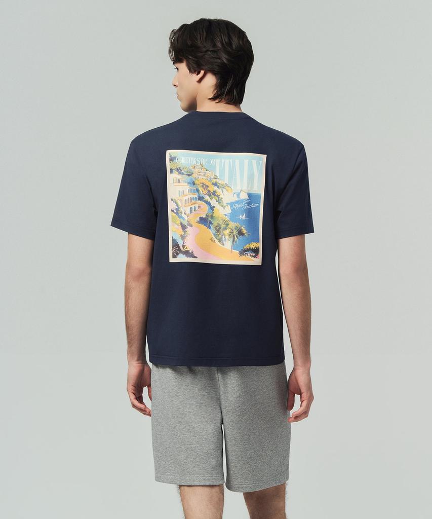 SERGIO TACCHINI M Cool Match Costa Graphic Short Sleeve T-Shirt (Navy)