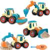 Huang Yem Construction Carpenter Assembly Car Construction Vehicle Working Construction Mini Sand Christmas Vehicles, Play, Toy, Toy, Set, Vehicles,