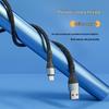 Rhinoceros 120 Вт 3-в-1 Кабель для быстрой зарядки для устройств Apple и Type-C