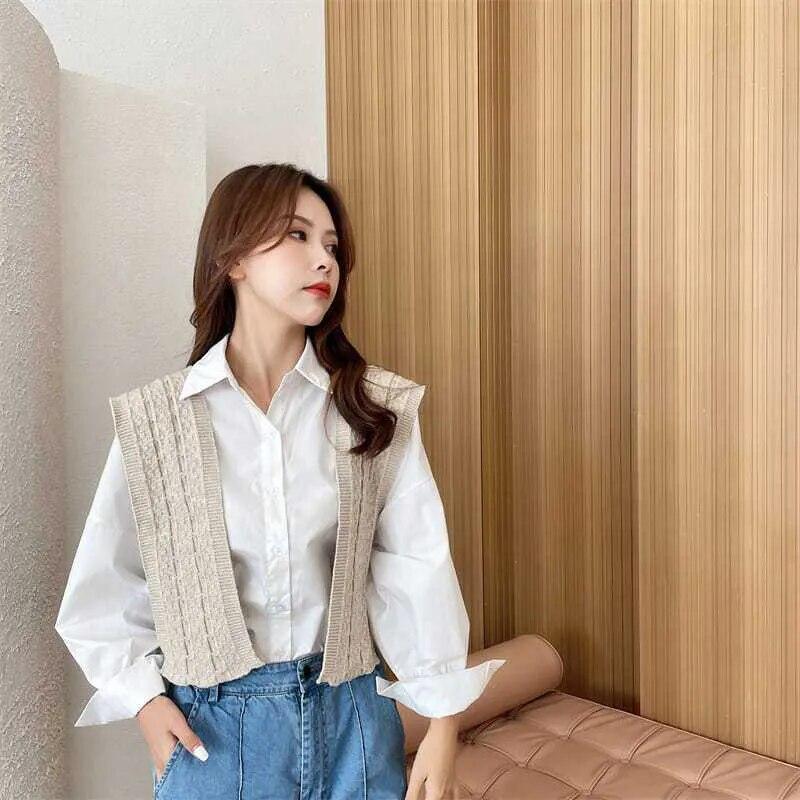 Knitted Hooded Shawl Sweet Fashion Scarf Outdoor Warm Comfortable Solid Color Shoulder Lapping Knit Accessories Autumn Winter