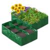 Многосекционный мешок для выращивания, ПЭ грядка, приподнятая грядка, мешок для выращивания картофеля, прямоугольный контейнер для посадки для выращивания овощей, цветов, фруктов