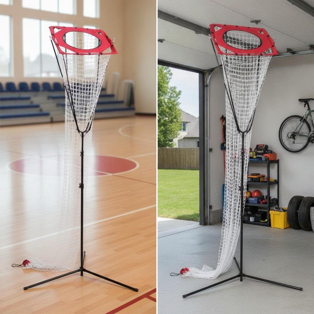Volleyball Training Net with Catch Indoor Practice Tool Precision