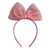 Colorful Glitter Bow Headband - Festival & Party Accessory for Kids