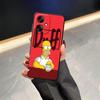 Чехол для Xiaomi Redmi A3 A5 13C A4 12C K40 K80 Pro 9 A1 A2 Plus 14C 10 Черный Мягкий Чехол для Телефона Смешной Гомер Симпсон