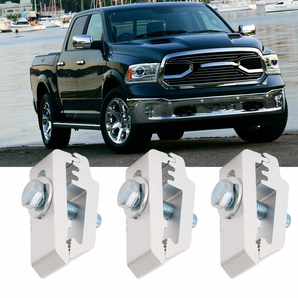 6pcs Truck Bed Cover Clamps 1112514 Aluminum Low Pro Truck Mounting Clamps for Most Truck Beds