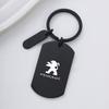 New Laser Metal Motorcycle Keychain Keyring pendant For Peugeot 208 3008 407 307 206 301 408 5008 308 2008 207 508 AccessoriesL