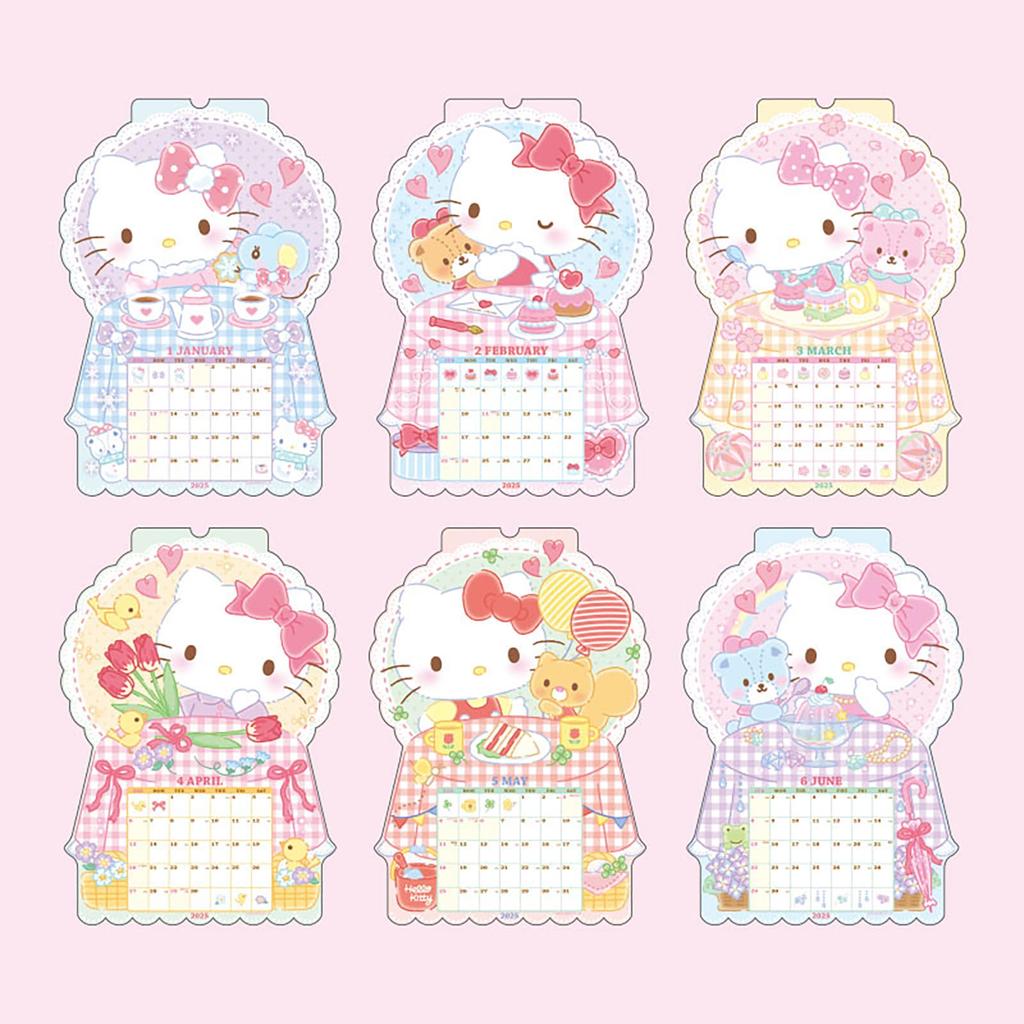 Sanrio Штампованный календарь 2025 Hello Kitty настенный 454419